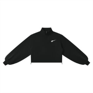 Quarter-Zip Sweatshirt – Black