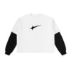 White with Black