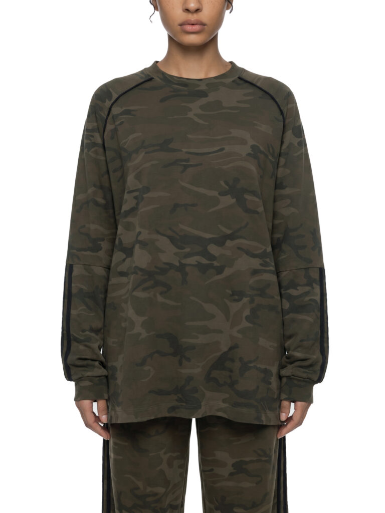 Unisex Camo Loose Long Sleeve T-Shirt, product view