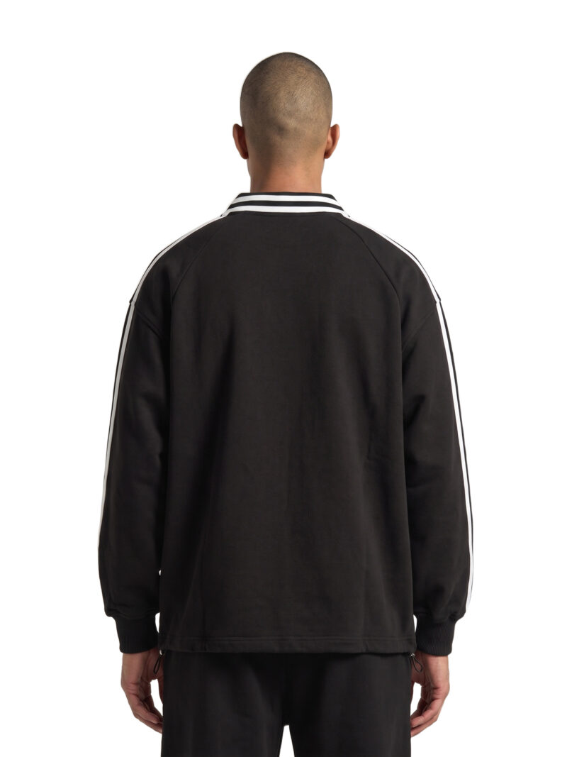 Offside Sunday League Retro Jersey in black, worn by model